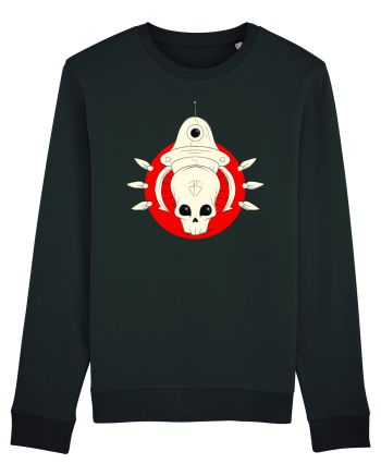Craniu Rosu Cartoon Black