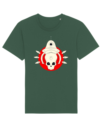 Craniu Rosu Cartoon Bottle Green