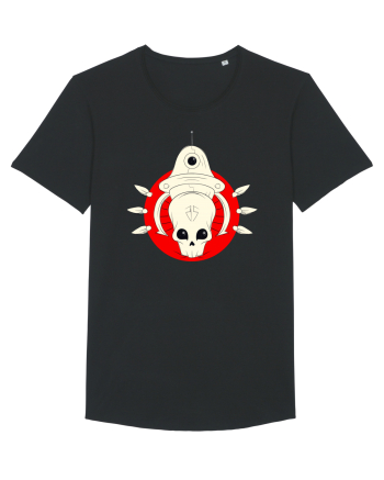 Craniu Rosu Cartoon Black