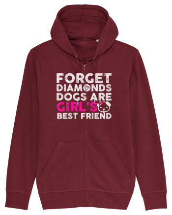 Forget Diamonds Dogs are Girls best friend. Burgundy