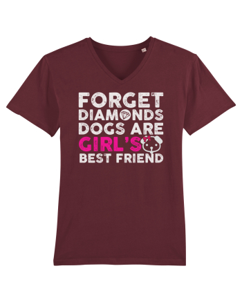 Forget Diamonds Dogs are Girls best friend. Burgundy
