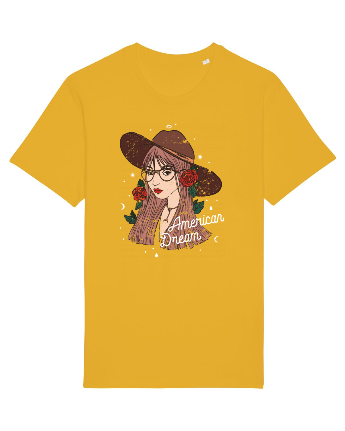 Tricou mânecă scurtă Unisex Rocker Spectra Yellow