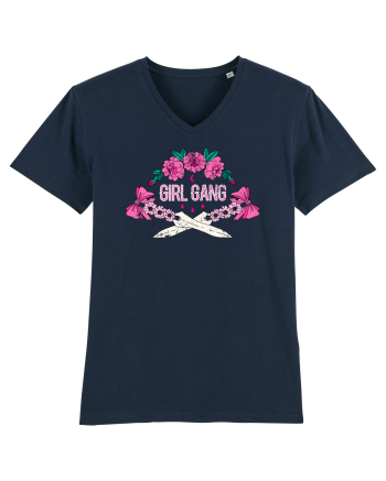 Girl Gang Pink French Navy