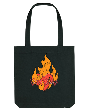 Girl Gang Fire Black