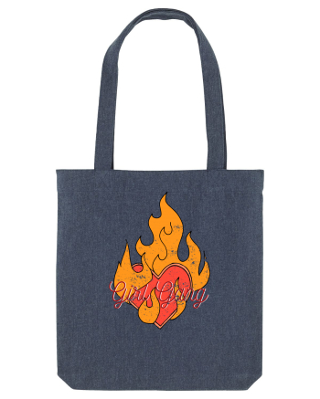 Girl Gang Fire Midnight Blue
