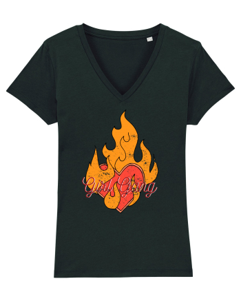 Girl Gang Fire Black