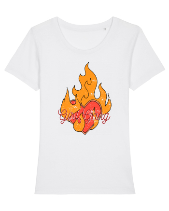 Girl Gang Fire White