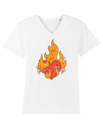 Girl Gang Fire White