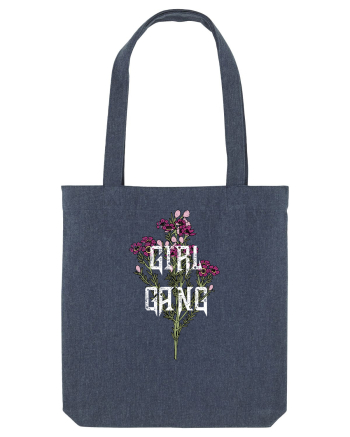Girl Gang Flower Midnight Blue