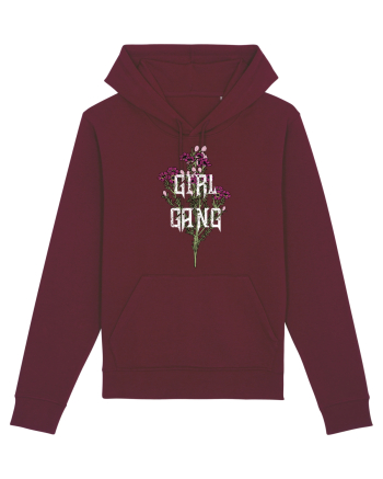 Girl Gang Flower Burgundy