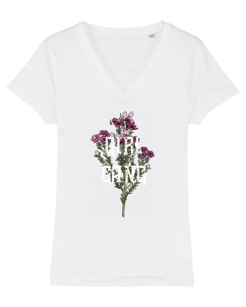 Girl Gang Flower White