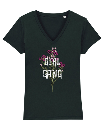 Girl Gang Flower Black