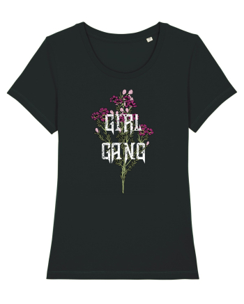 Girl Gang Flower Black