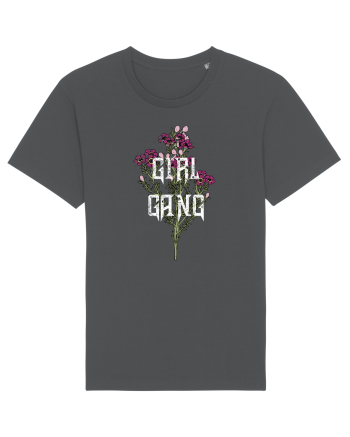 Girl Gang Flower Anthracite