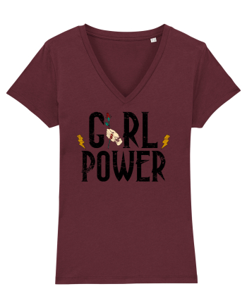 Girl Power Burgundy