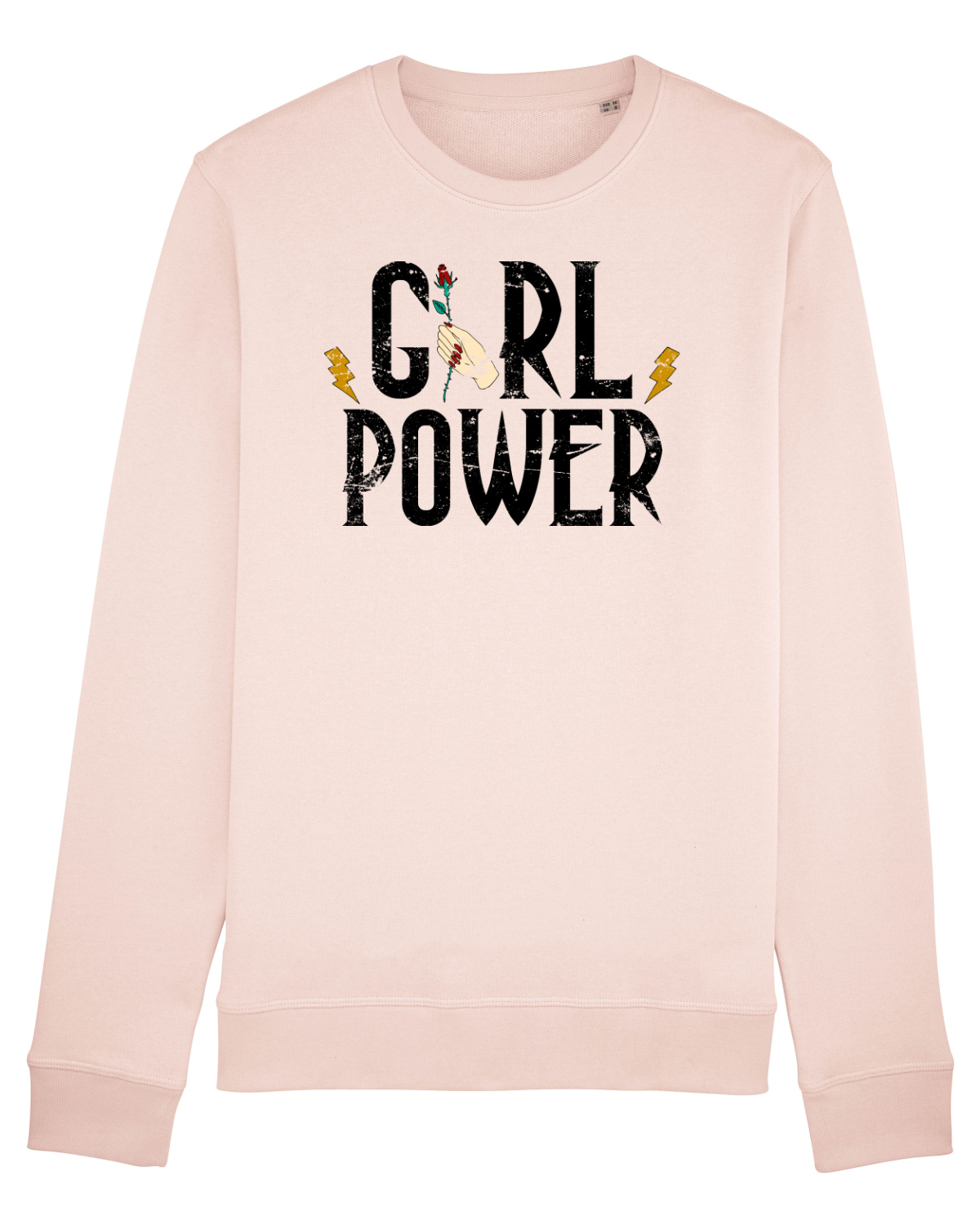 Bluză mânecă lungă Unisex Rise Candy Pink