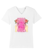 Girls Girls Girls Tricou mânecă scurtă guler V Bărbat Presenter