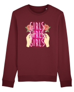 Girls Girls Girls Bluză mânecă lungă Unisex Rise