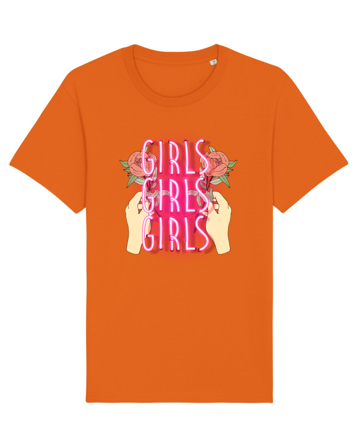 Tricou mânecă scurtă Unisex Rocker Bright Orange