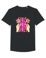 Girls Girls Girls Tricou mânecă scurtă guler larg Bărbat Skater