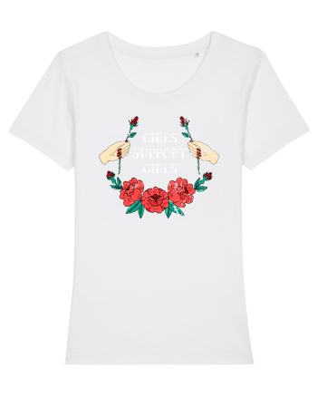Girls Support Girls White