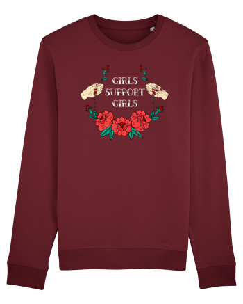 Girls Support Girls Burgundy