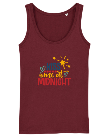 Kiss me at midnight Burgundy