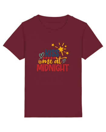 Kiss me at midnight Burgundy