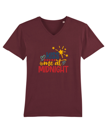 Kiss me at midnight Burgundy
