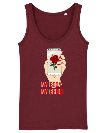 My Body My Choice Burgundy