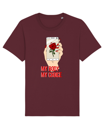 My Body My Choice Burgundy