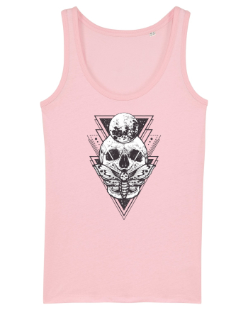 Craniu cu Luna Geometric Cotton Pink