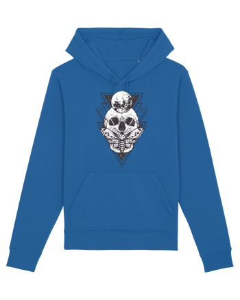Craniu cu Luna Geometric Royal Blue