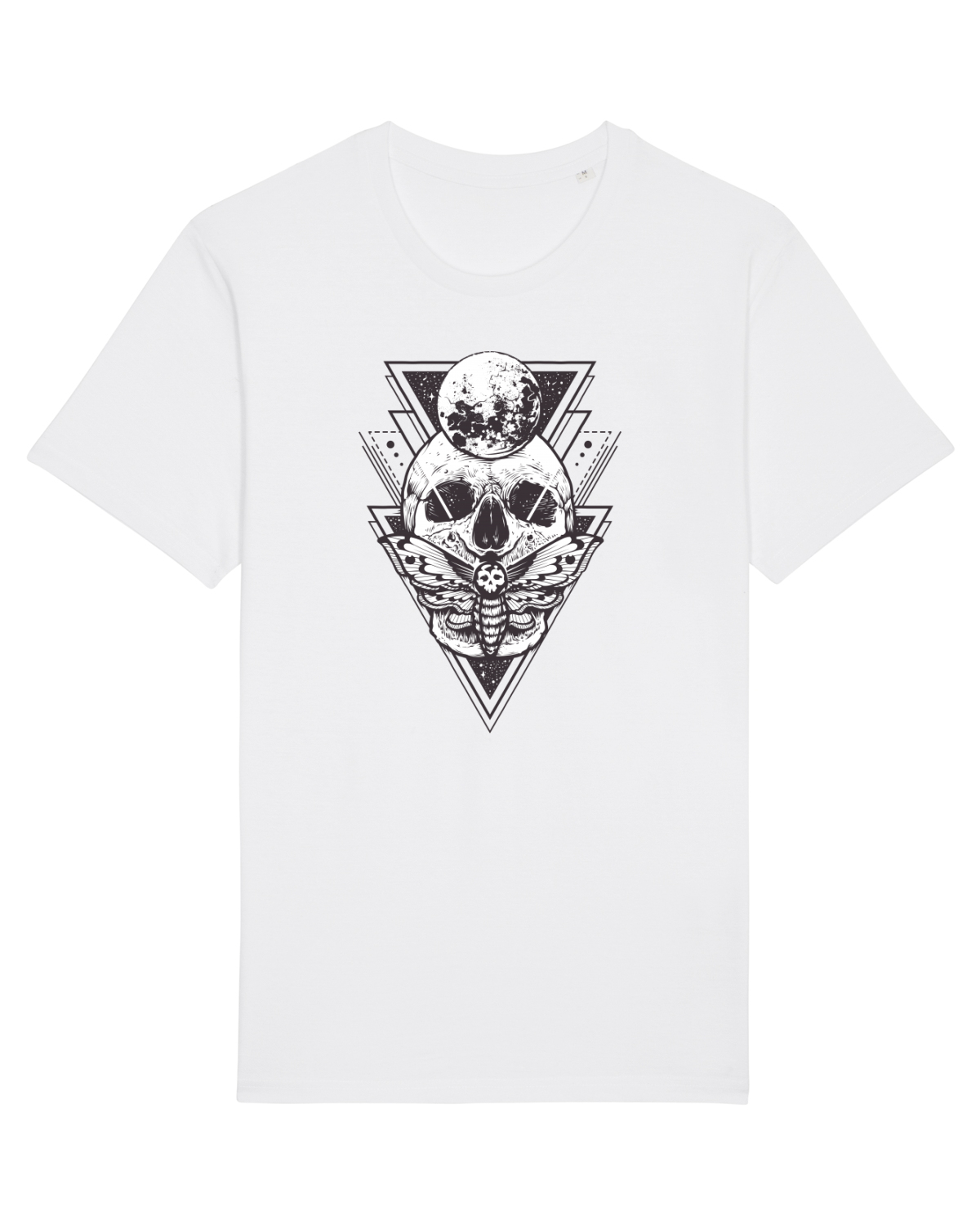 Tricou mânecă scurtă Unisex Rocker White