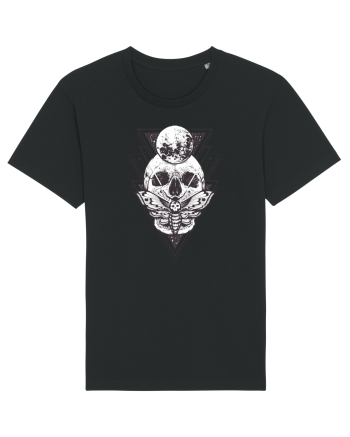 Craniu cu Luna Geometric Black