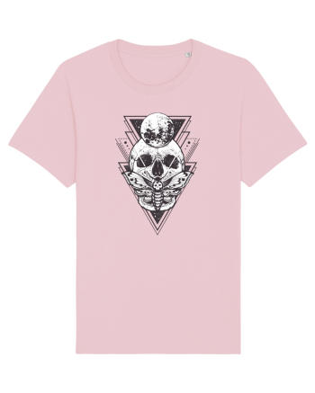 Craniu cu Luna Geometric Cotton Pink