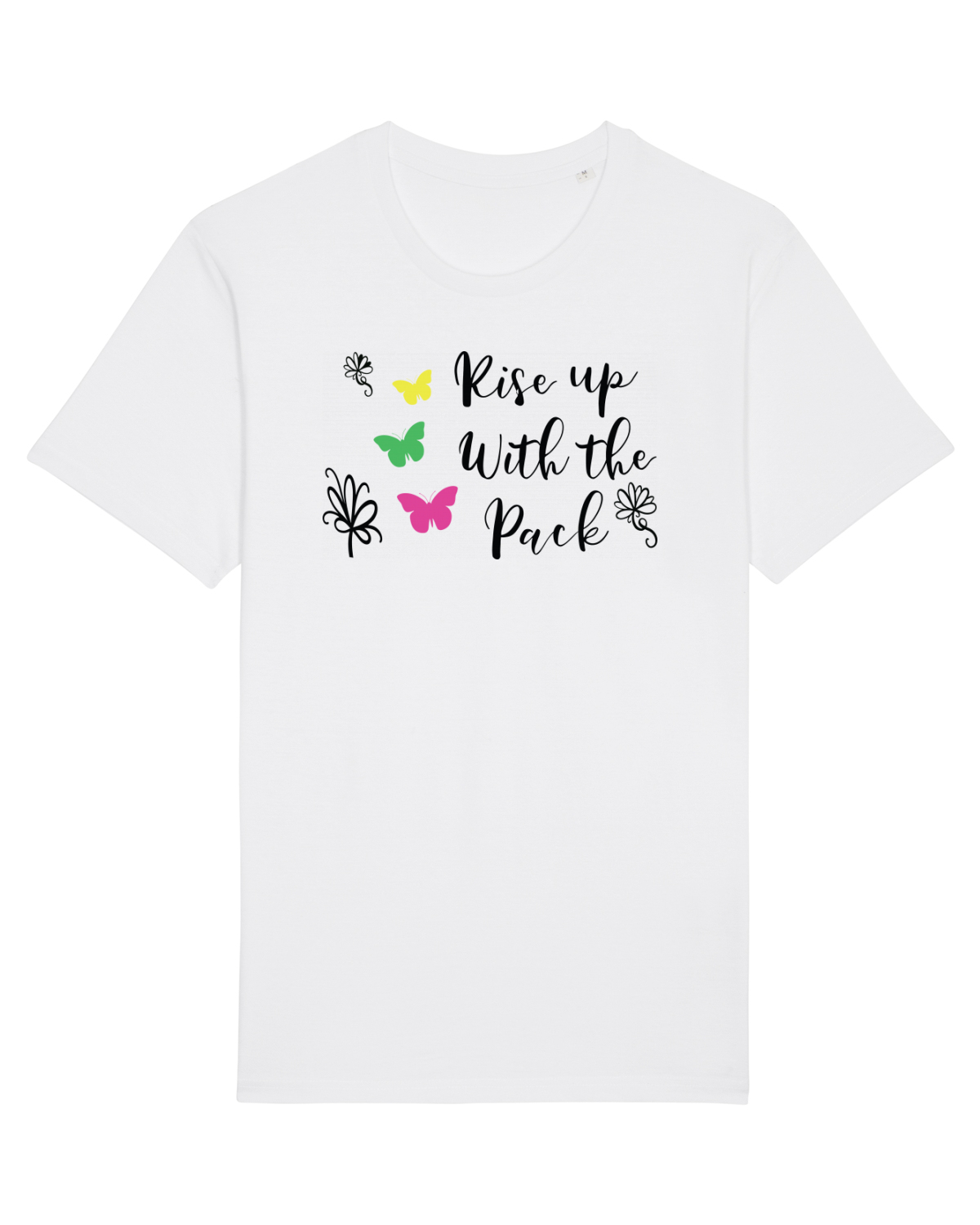 Tricou mânecă scurtă Unisex Rocker White