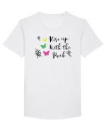 Rise Up with the Pack Tricou mânecă scurtă guler larg Bărbat Skater