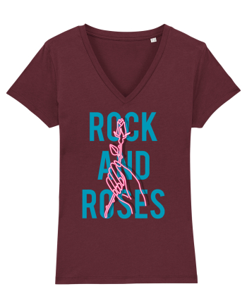 Rock and Roses Burgundy