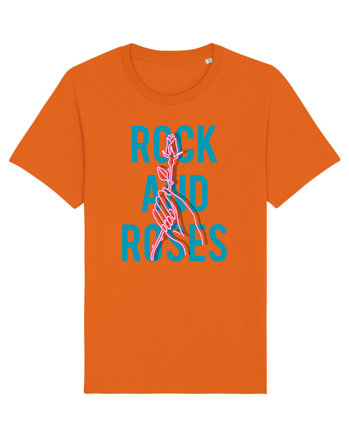 Tricou mânecă scurtă Unisex Rocker Bright Orange