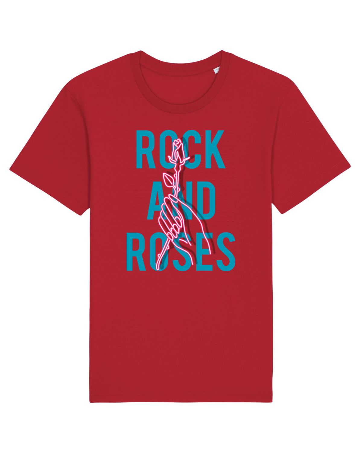 Tricou mânecă scurtă Unisex Rocker Red