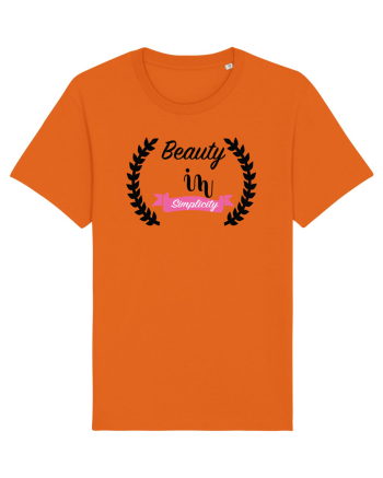 Beauty in Simplicity Bright Orange