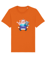 Animale Masina Mov Tricou mânecă scurtă Unisex Rocker