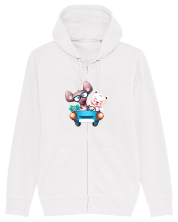 Animale Masina Albastra White
