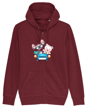 Animale Masina Albastra Burgundy