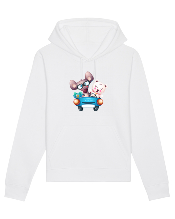 Animale Masina Albastra White