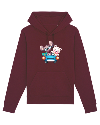 Animale Masina Albastra Burgundy