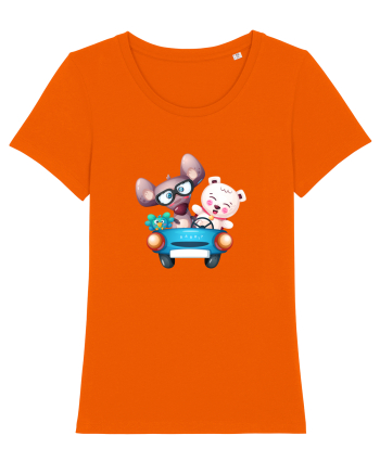 Animale Masina Albastra Bright Orange