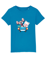 Animale Masina Albastra Tricou mânecă scurtă  Copii Mini Creator