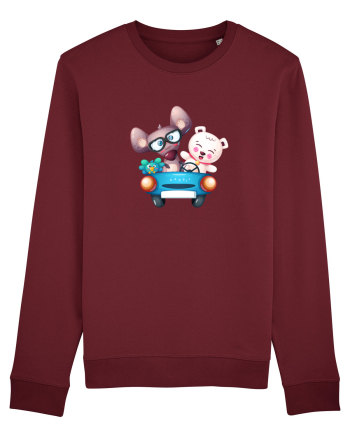 Animale Masina Albastra Burgundy